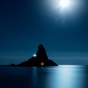 Stock Photo Moonlight Onto The Ocean 74074667